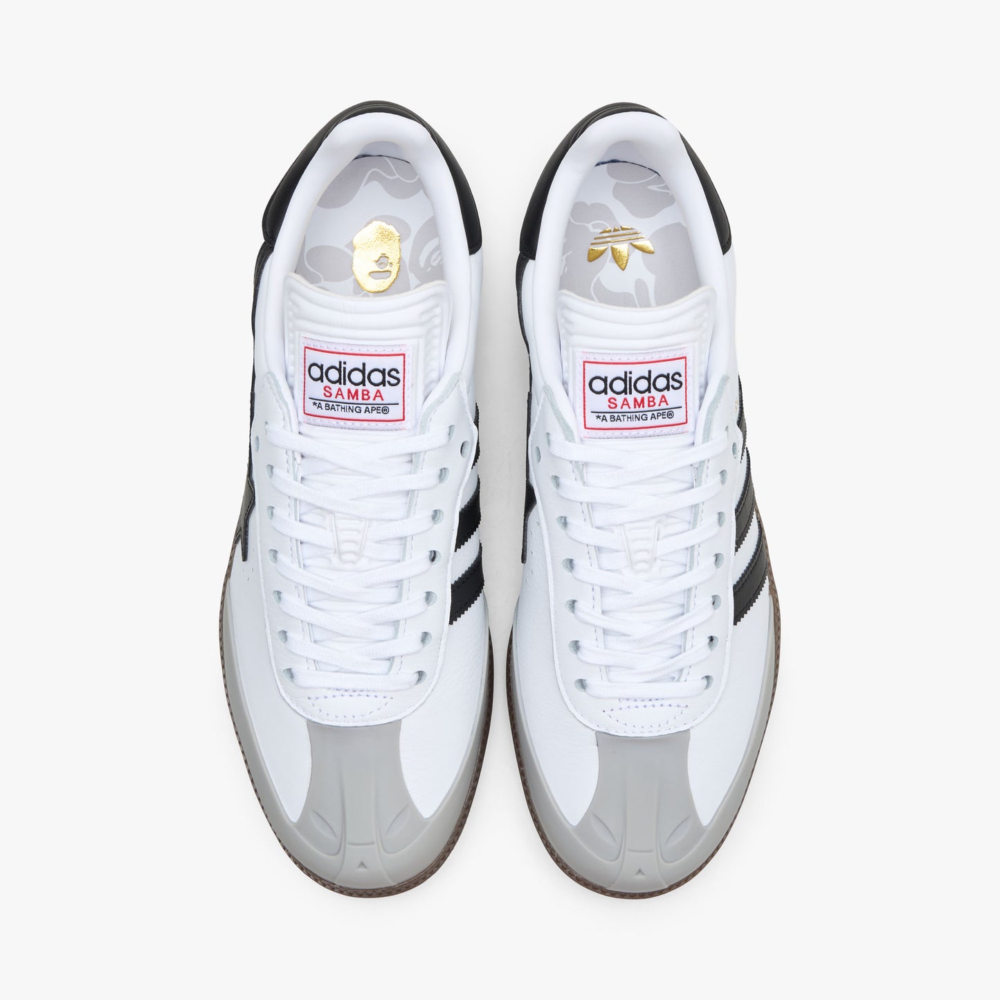 adidas Originals x BAPE Samba Cloud White / Core Black - Gum