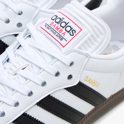 adidas Originals x BAPE Samba Cloud White / Core Black - Gum