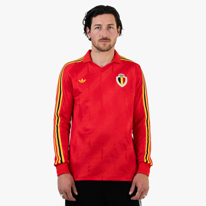 adidas Belgium Home Jersey 1986 / Red