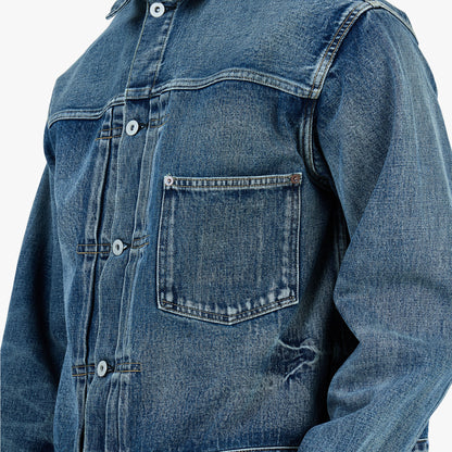 Khakis Union Denim Jacket / Mid Blue