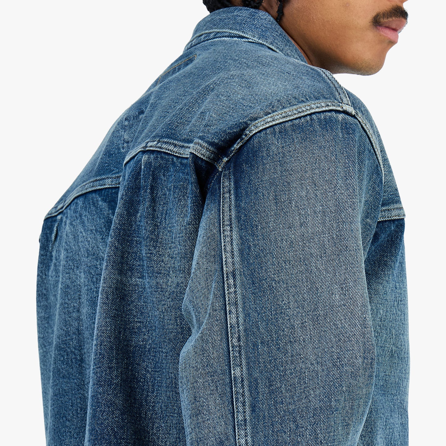 Khakis Union Denim Jacket / Mid Blue
