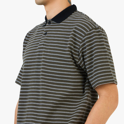 KHAKIS Stripe Shortsleeve Polo / Olive