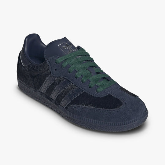 adidas Women's Samba OG Night Indigo / Collegiate Green