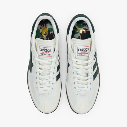 adidas x BAPE Samba World Cup Off White / Shadow Green - Gum