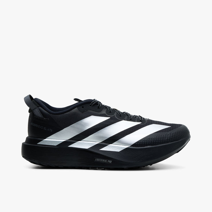 adidas Adizero EVO SL ATR Core Black / Silver Metallic   1