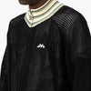 4YE Knit Track Jacket / Black / Green 4