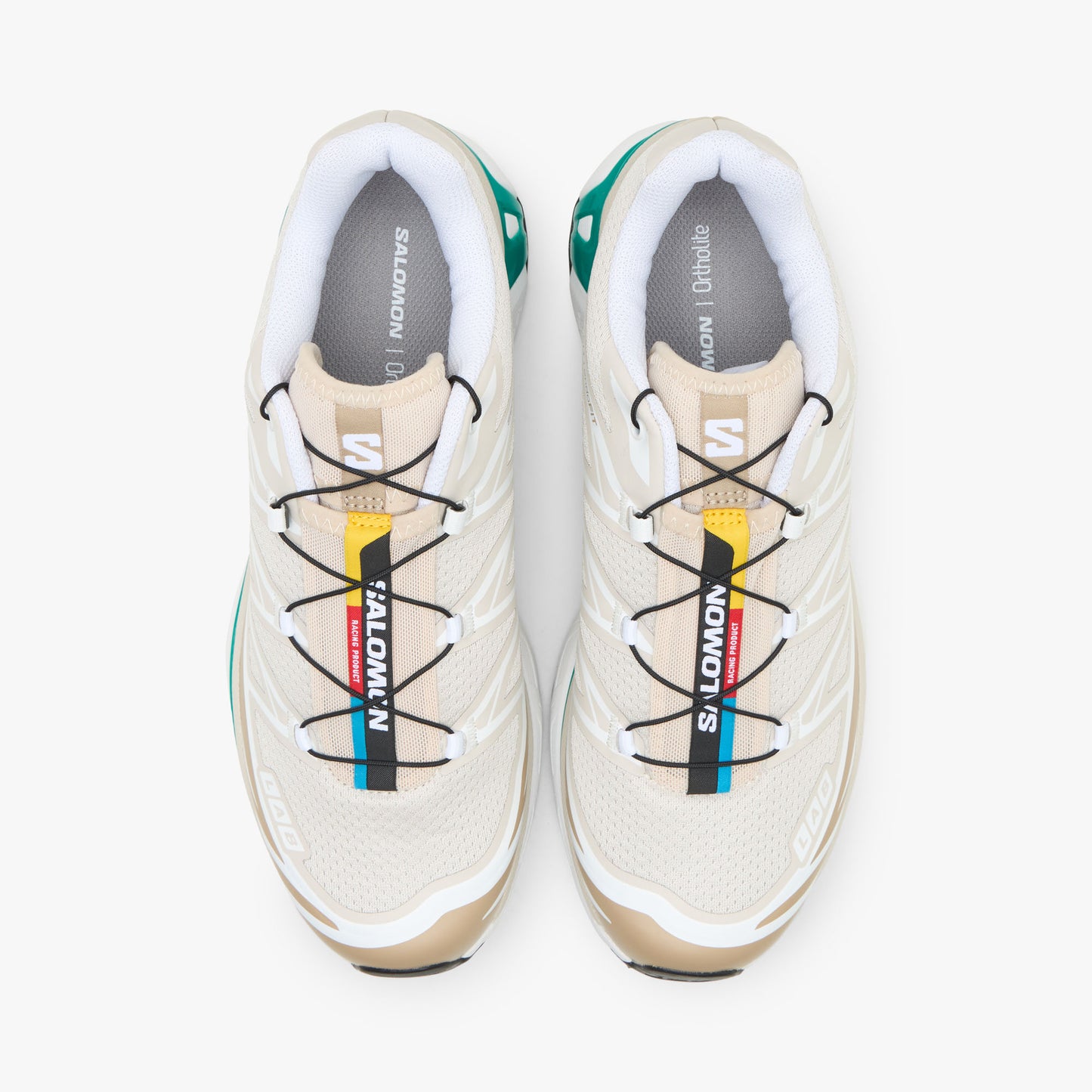 Salomon XT-6 Rainy Day / Chinchilla - Vert Dynastie