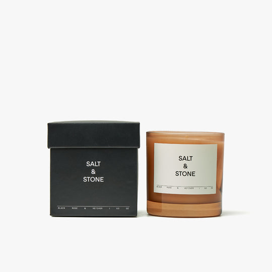 SALT & STONE Candle / Black Rose & Oud