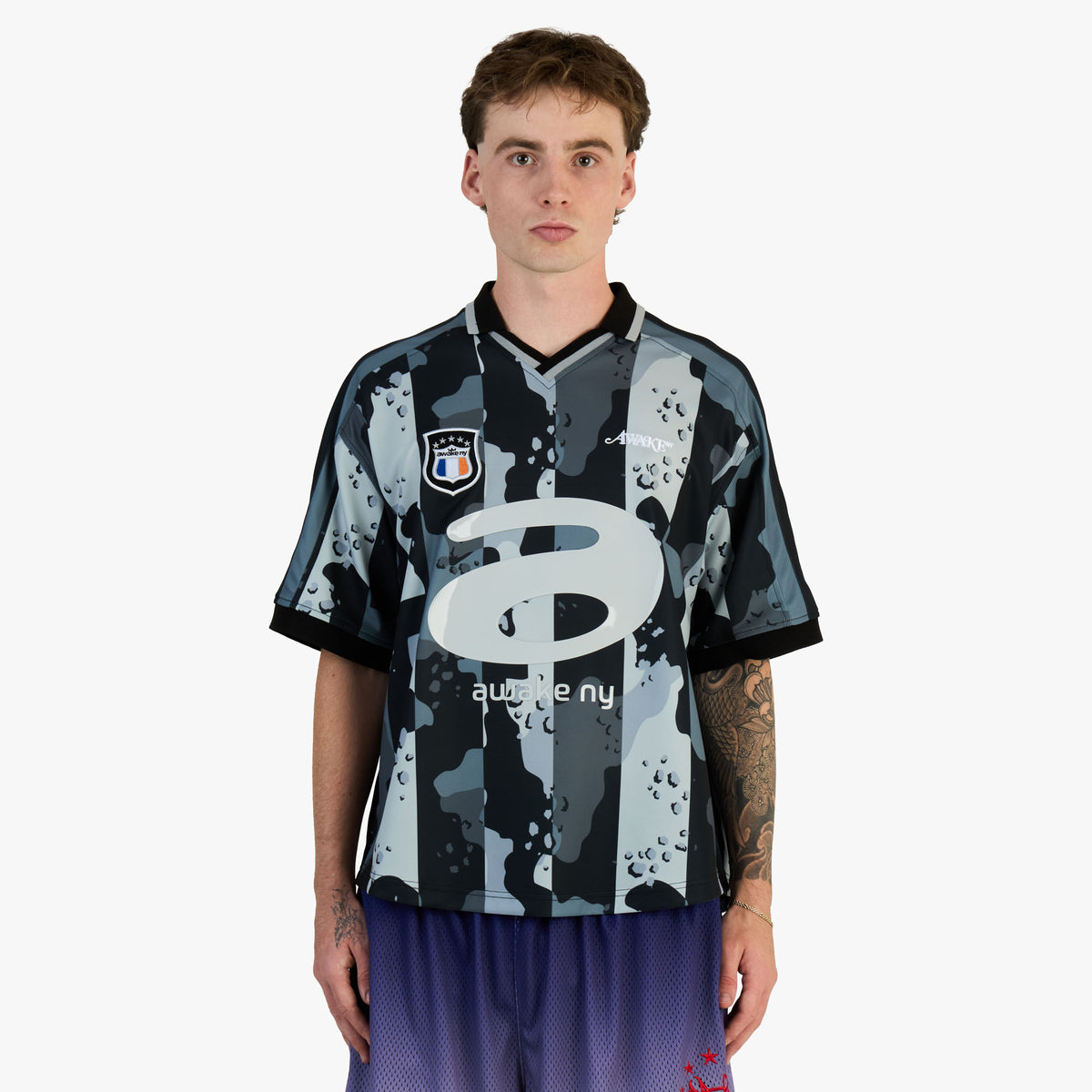 Awake NY Mobile Soccer Jersey / Black