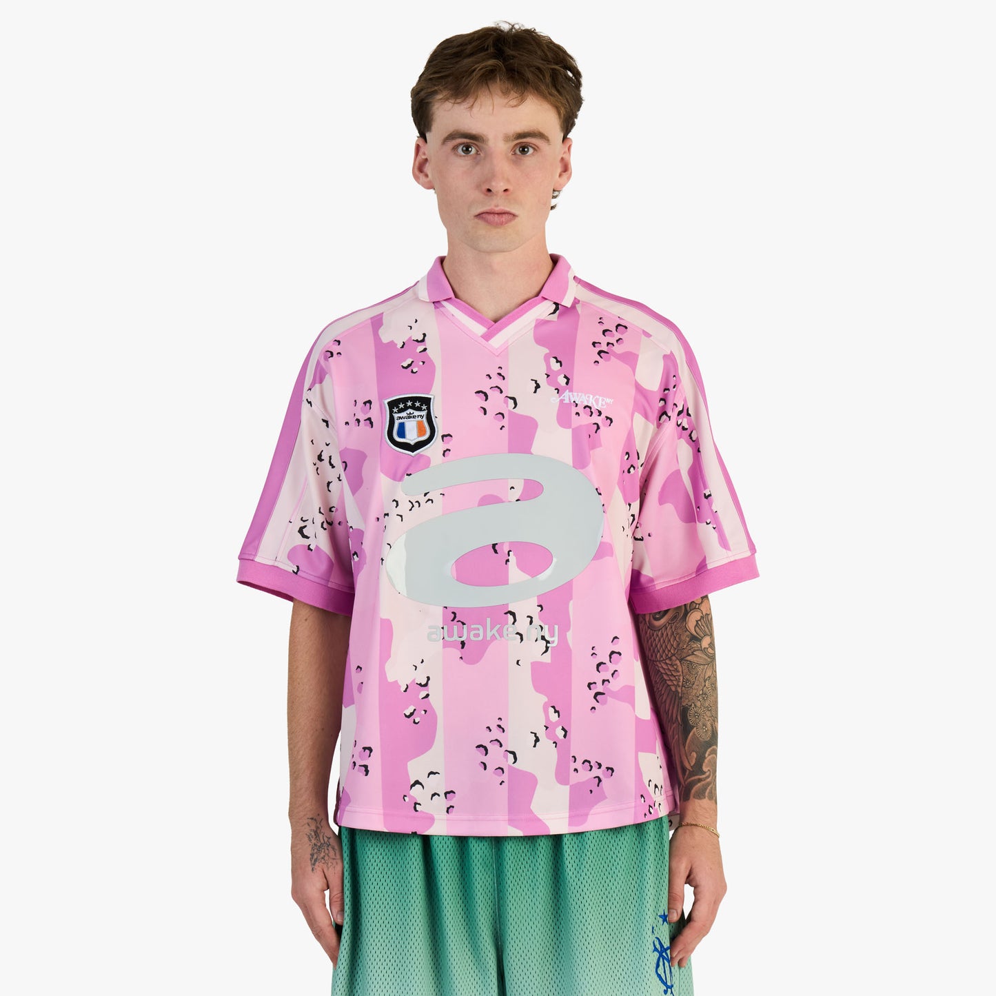 Awake NY Mobile Soccer Jersey / Pink
