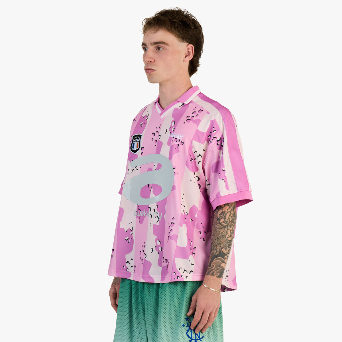 Awake NY Mobile Soccer Jersey / Pink