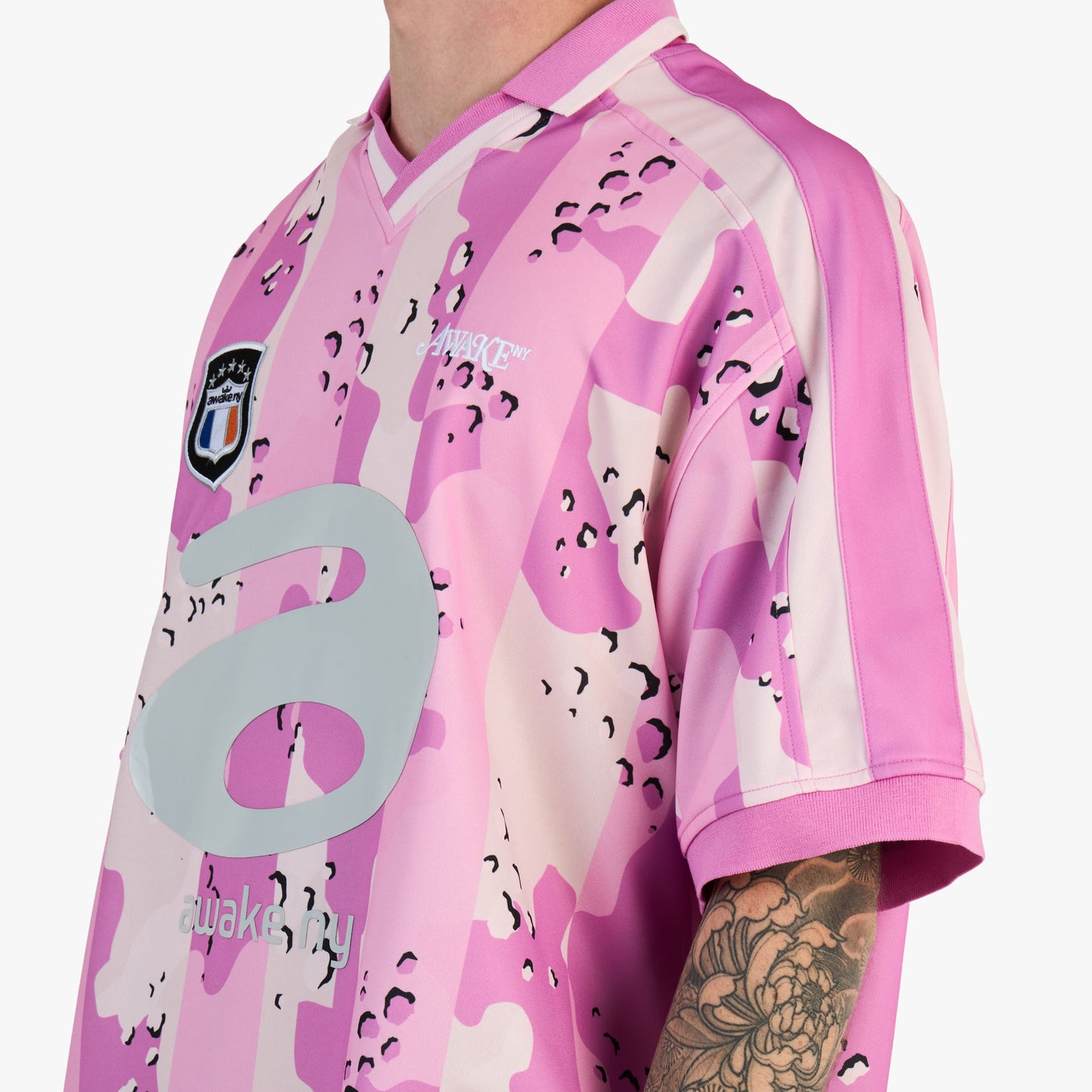 Awake NY Mobile Soccer Jersey / Pink