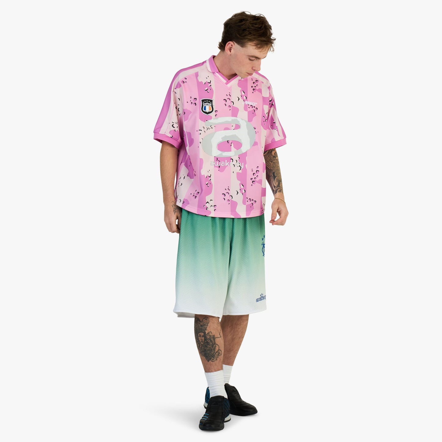 Awake NY Mobile Soccer Jersey / Pink