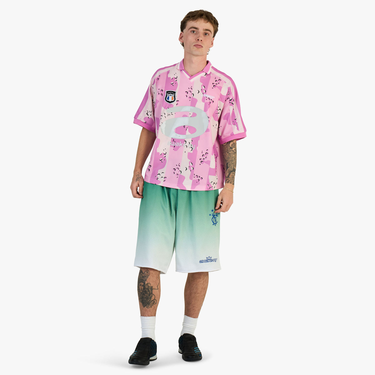 Awake NY Mobile Soccer Jersey / Pink