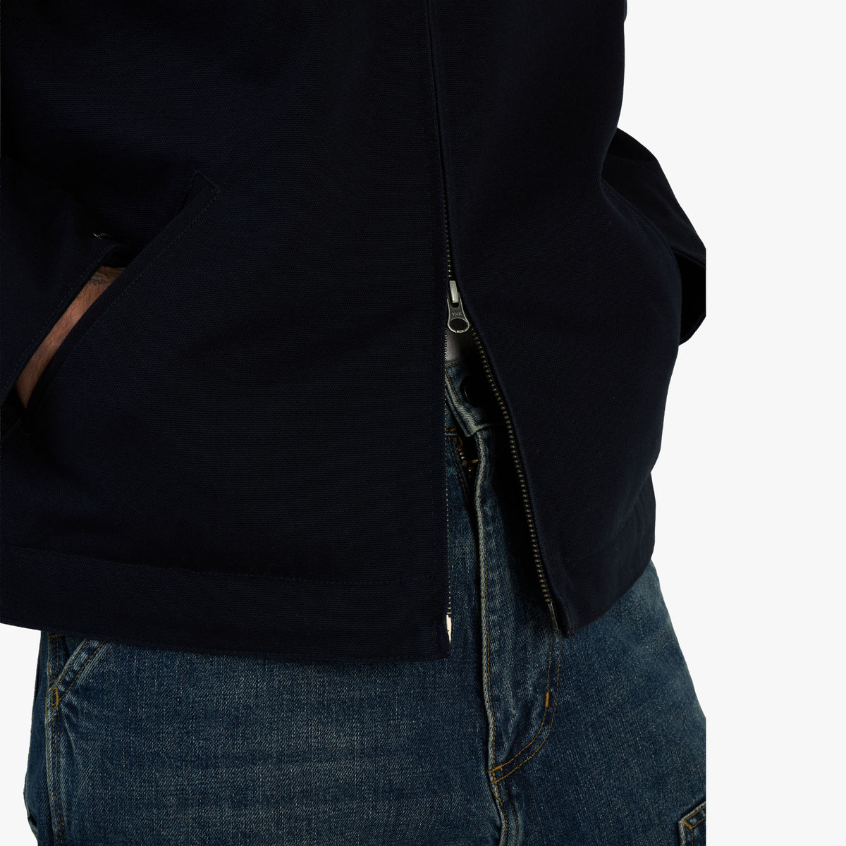 Carhartt WIP Veste Detroit Bleu marine foncé / Noir