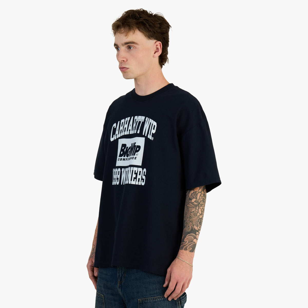 Carhartt WIP T-shirt Winners 1989 / Marine Foncé