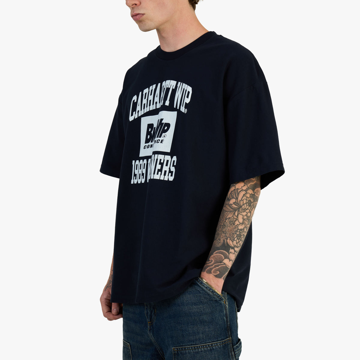 Carhartt WIP T-shirt Winners 1989 / Marine Foncé
