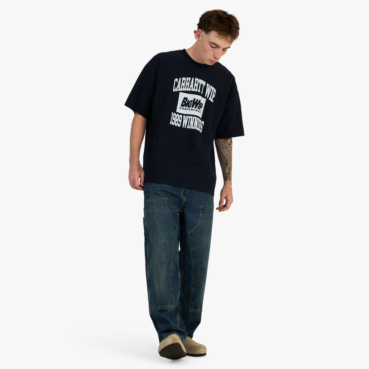 Carhartt WIP T-shirt Winners 1989 / Marine Foncé