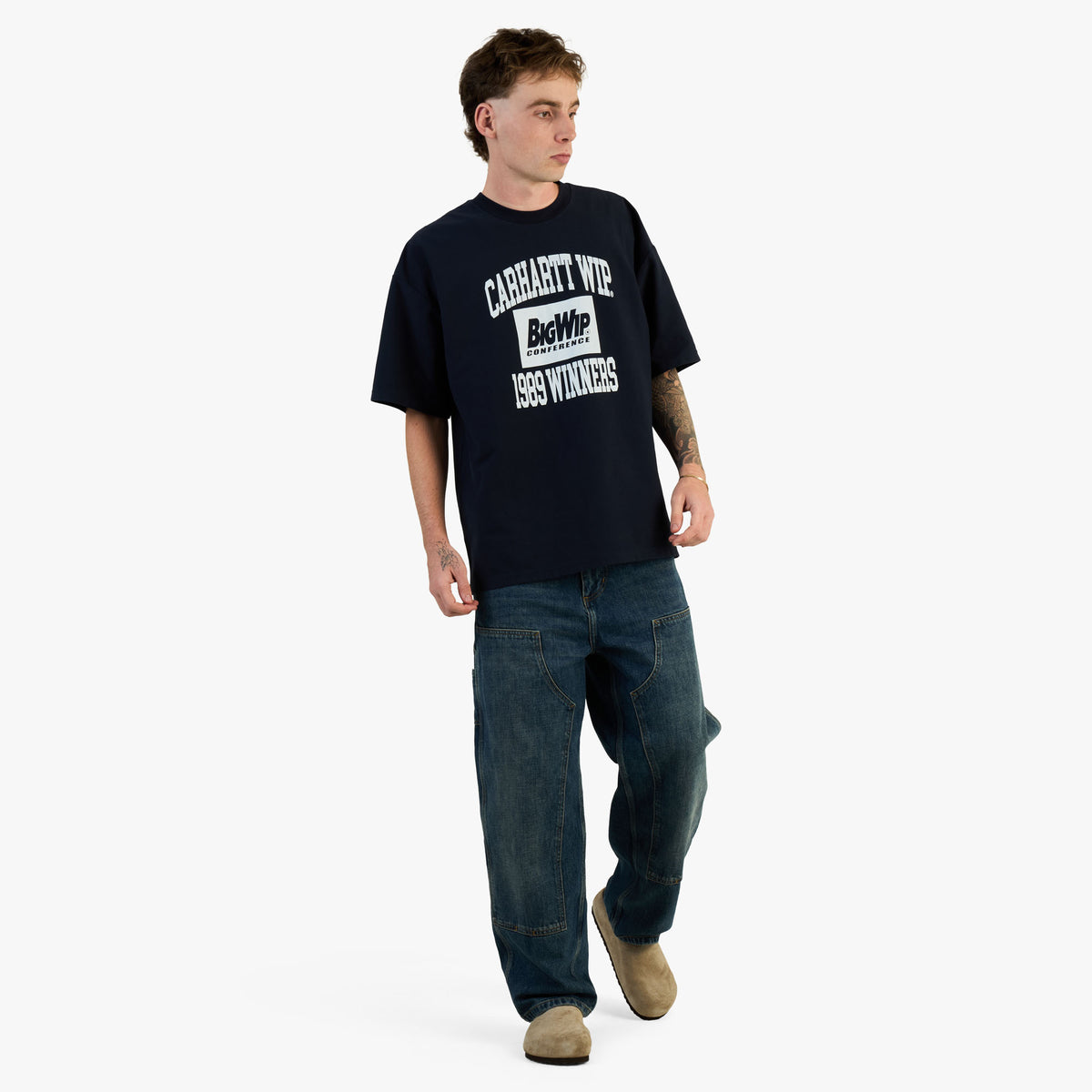 Carhartt WIP T-shirt Winners 1989 / Marine Foncé