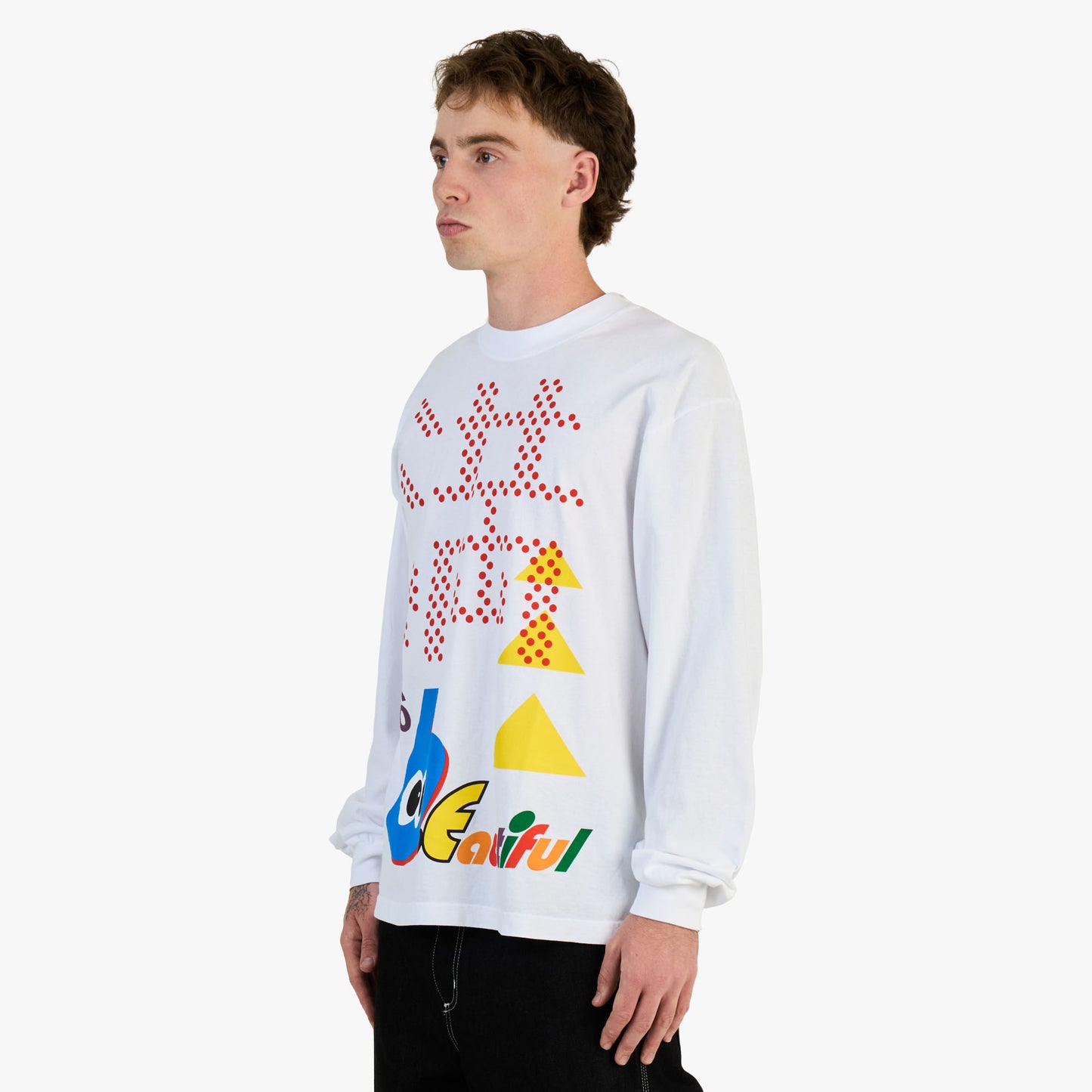 b.Eautiful Parking Longsleeve / White