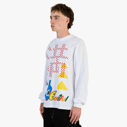 b.Eautiful Parking Longsleeve / White