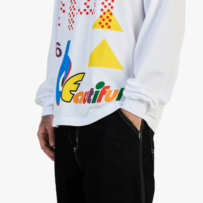 b.Eautiful Parking Longsleeve / White