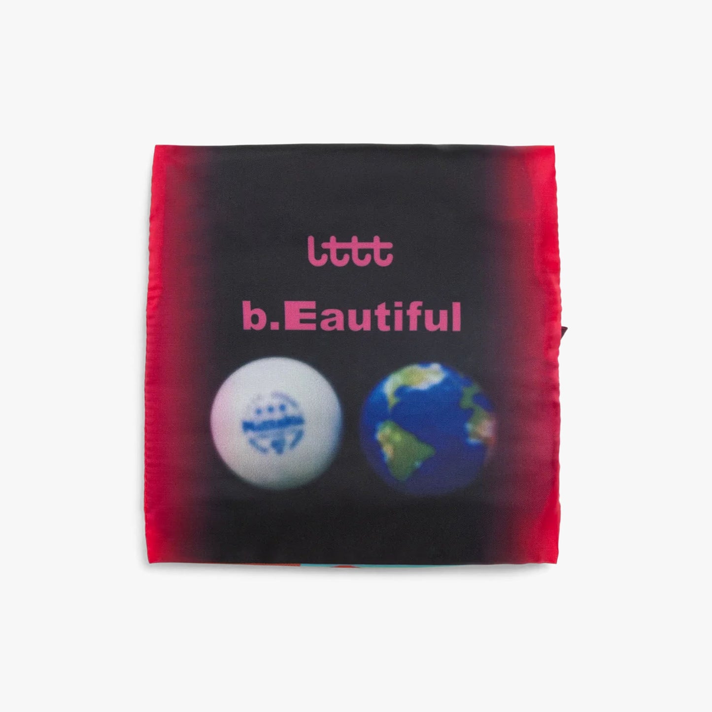 b.Eautiful x LTTT Globe Reusable Bag XL Black/Green
