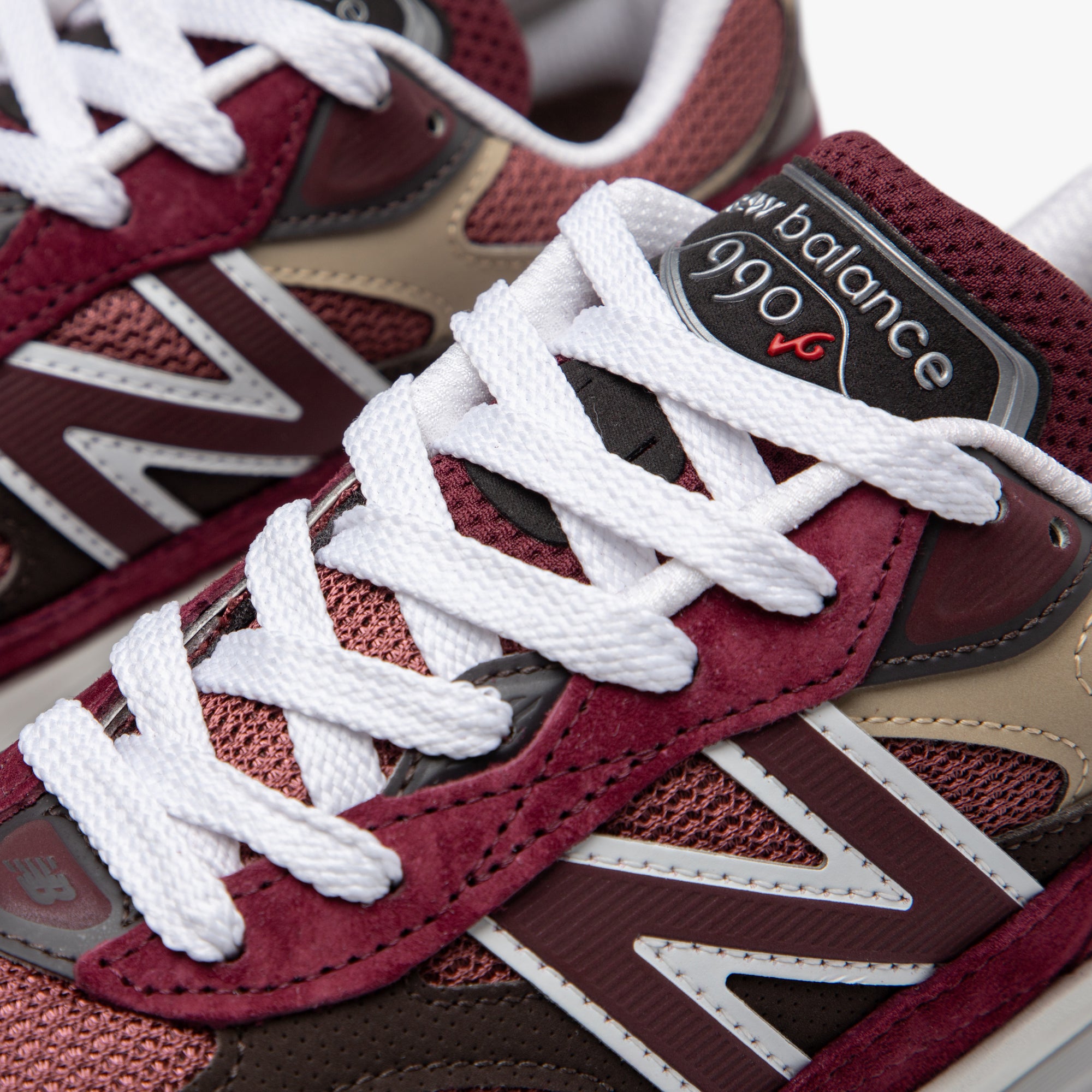 New Balance MADE in USA U990BT6 Burgundy Tan Livestock