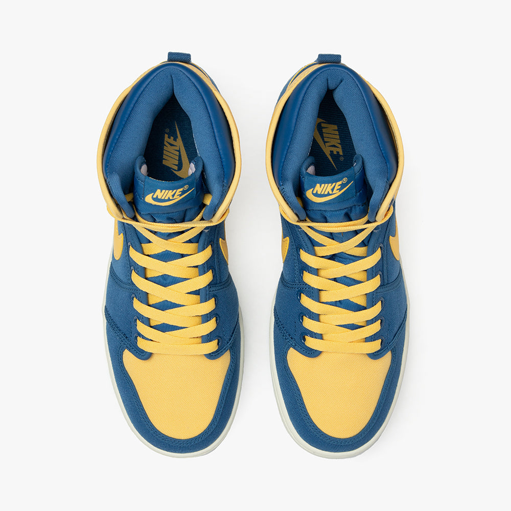 Jordan 1 blue on sale gold