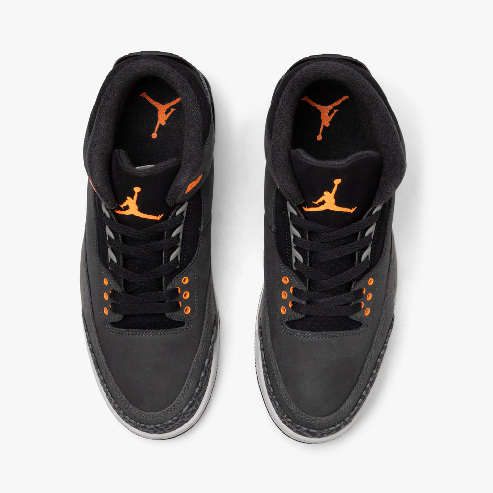 Jordan 3 Retro Night Stadium / Total Orange - Black