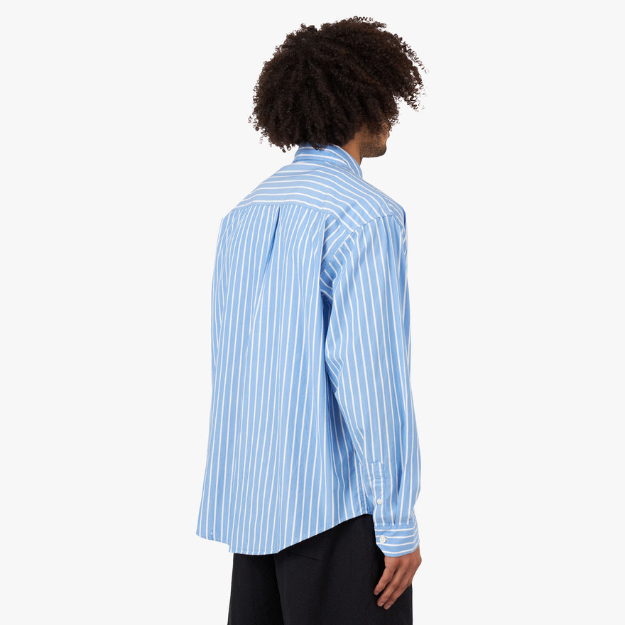 mfpen Destroyed Executive Shirt / Blue Stripe – Livestock