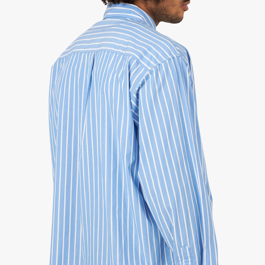 mfpen Destroyed Executive Shirt / Blue Stripe – Livestock