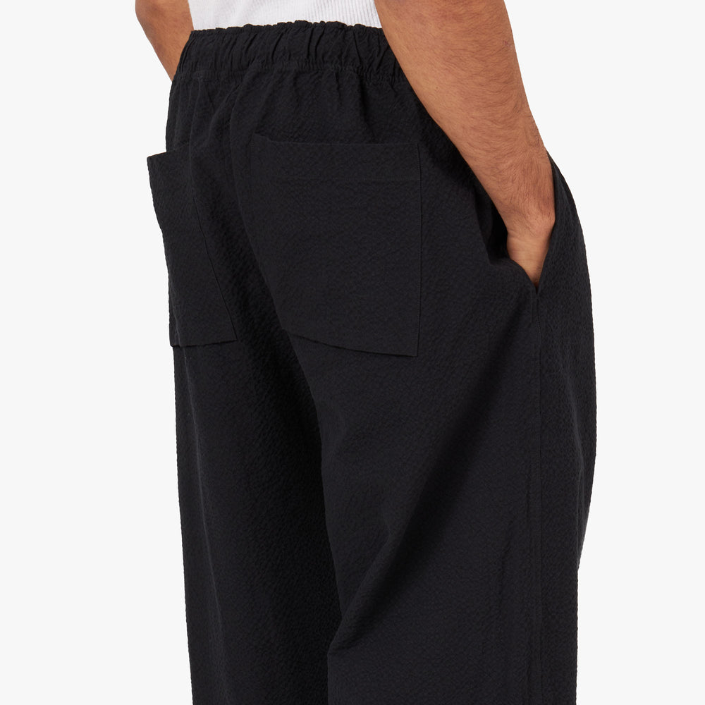 mfpen Easy Trousers Seersucker / Black