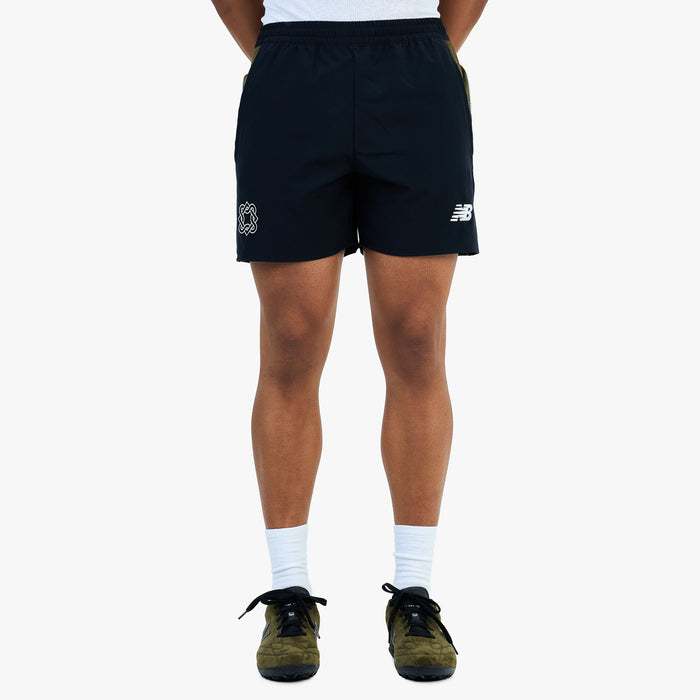 Short New Balance x Lack of Guidance Noir / Vert Militaire Foncé 1