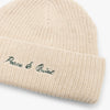 Museum Of Peace & Quiet Signature Rib Knit Beanie / Bone 3