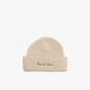 Museum Of Peace & Quiet Signature Rib Knit Beanie / Bone 1