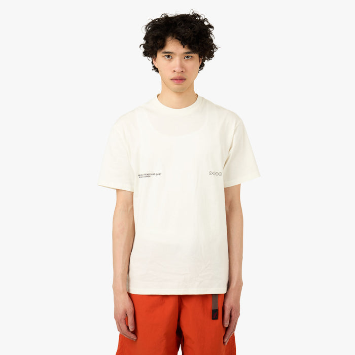 Museum Of Peace & Quiet Sound Waves T-Shirt White 1