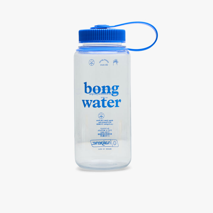 Mister Green Bong Water Nalgene Small Wide Mouth Clear / Blue 1