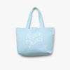 Museum Of Peace & Quiet Distressed Tote Bag / Baby Blue 1