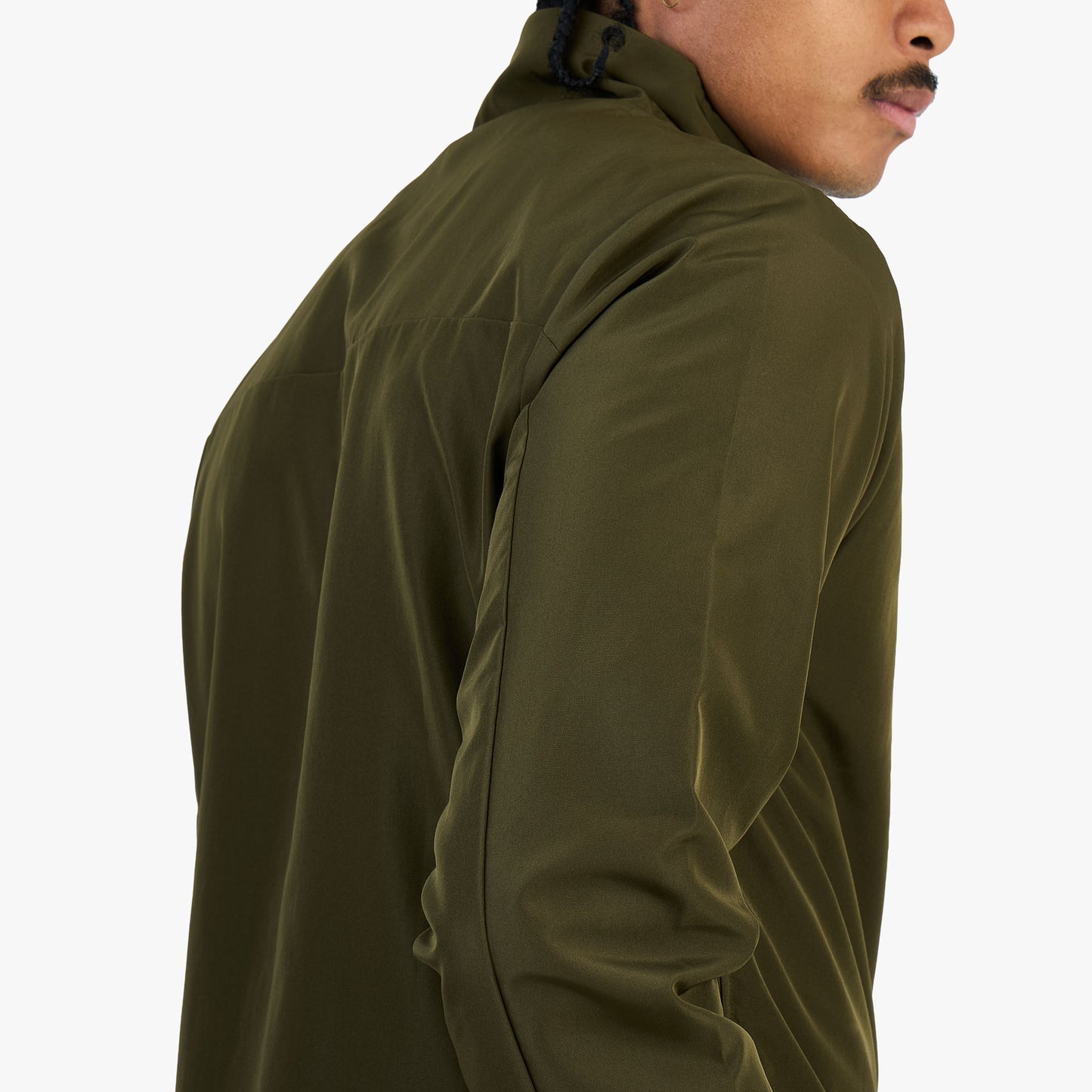 New Balance x Lack of Guidance Veste Réversible Vert Militaire Foncé / Noir - Néon