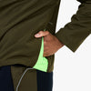New Balance x Lack of Guidance Reversible Jacket Dark Military Green / Black - Neon 7