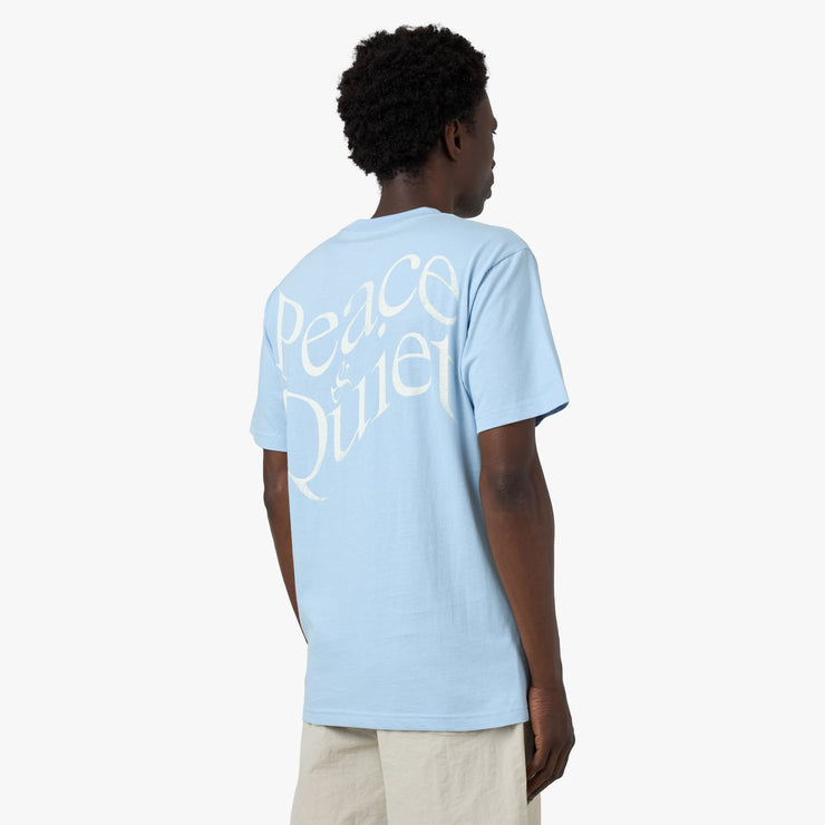 Museum Of Peace & Quiet Wordmark T-Shirt / Baby Blue 1