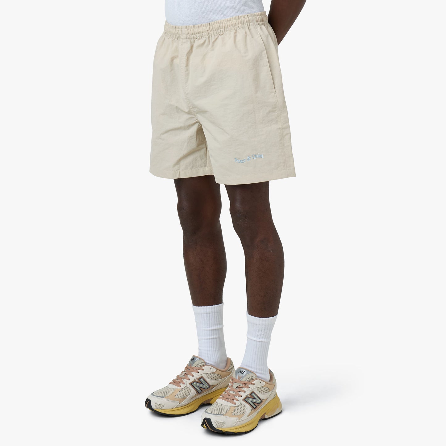 Museum Of Peace & Quiet Woodmark Nylon Shorts / Bone