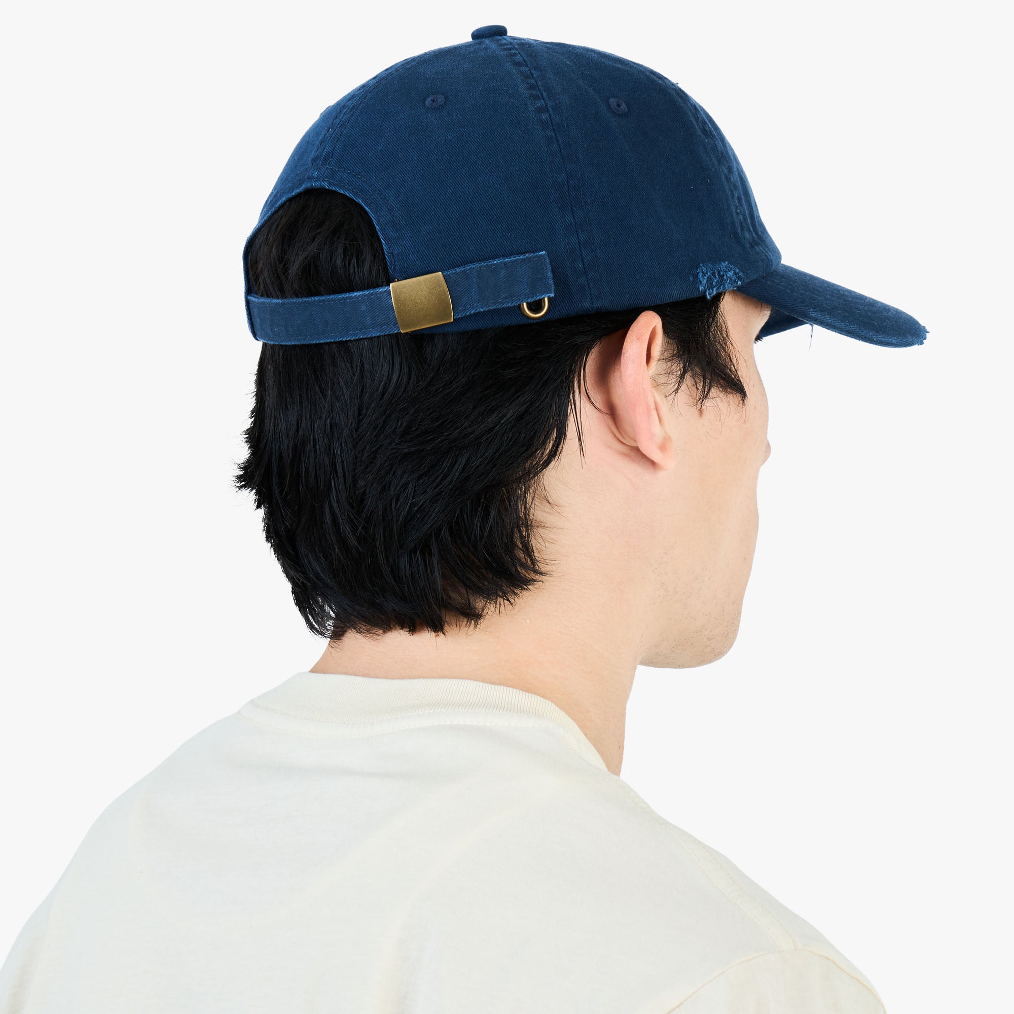 Museum of Peace and Quiet Mid Century Distressed Dad Hat / Navy