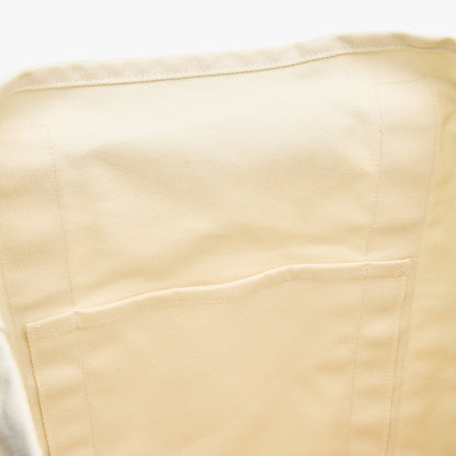 Museum of Peace and Quiet Natural Boat Tote / Bone