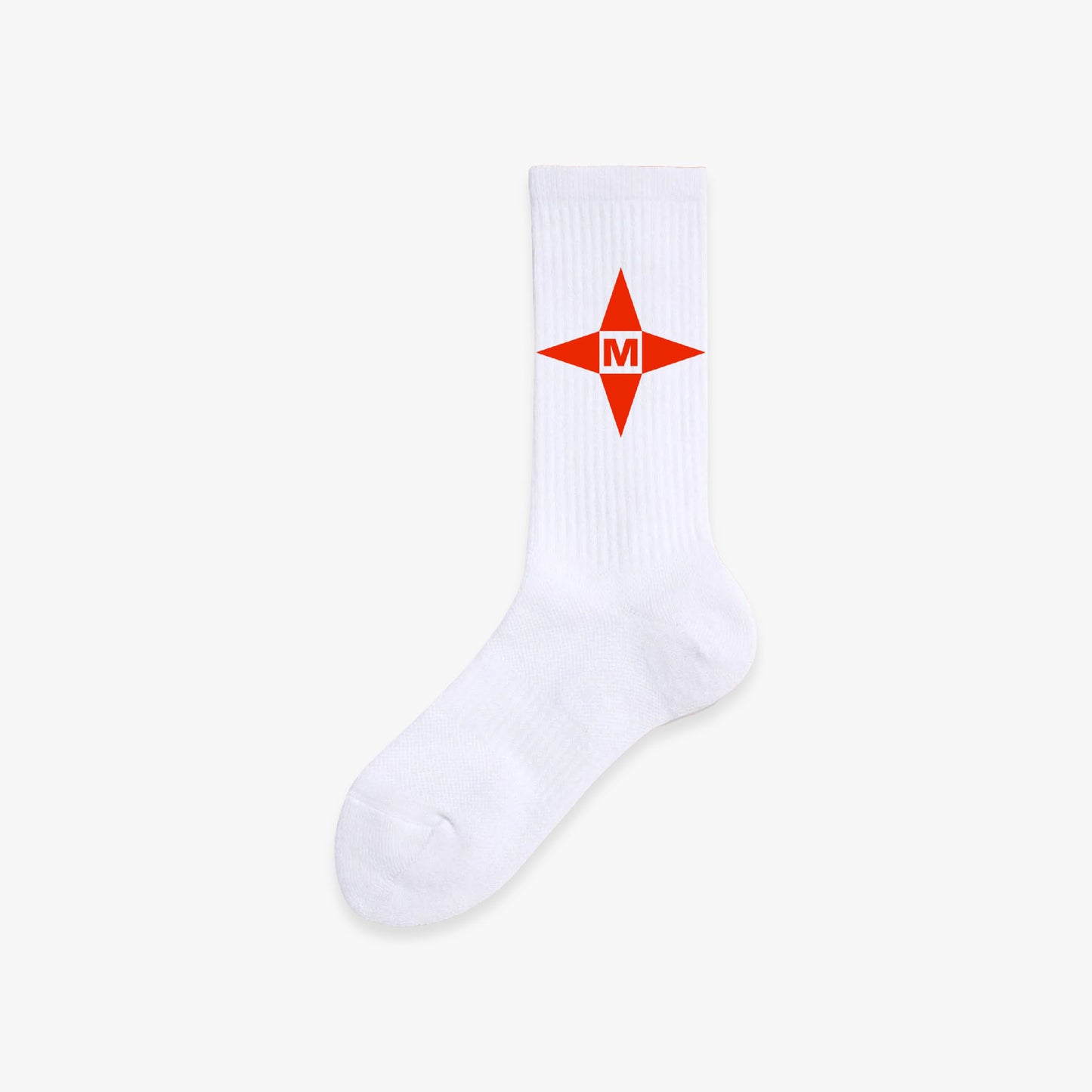 Moonshine Boulot Ndako Socks / White