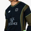 New Balance x Lack of Guidance Longsleeve Jersey Dark Military Green / Black - Neon 4