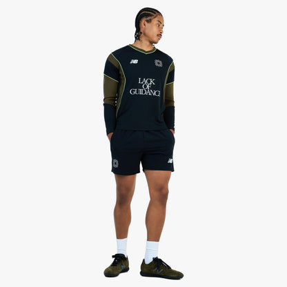 Maillot manches longues New Balance x Lack of Guidance Dark Military Green / Black - Neon