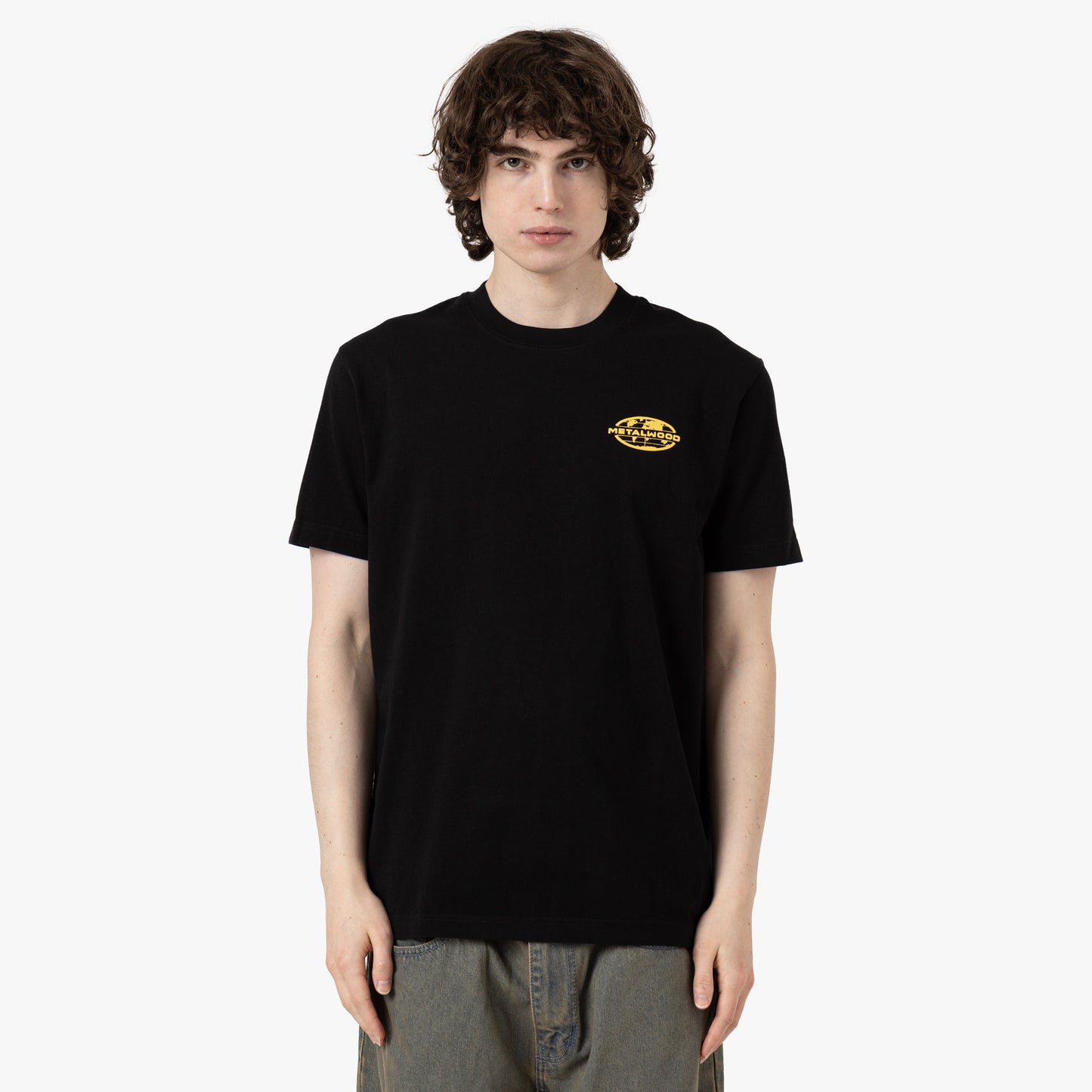 Metalwood 300 Yards T-Shirt / Overdyed Black