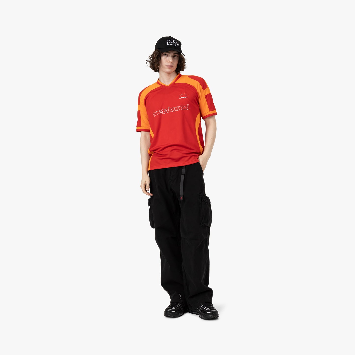 Metalwood Maillot à Panneaux Métalliques Rouge / Orange